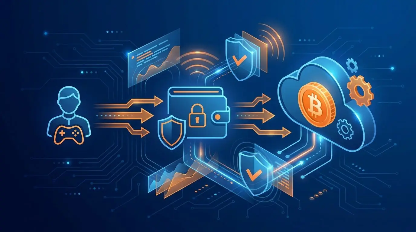 Schéma toku peněz hráč Skrill krypto platforma